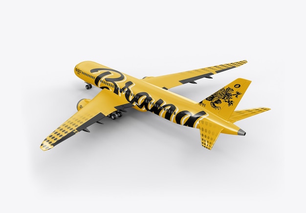 Maqueta de avión comercial