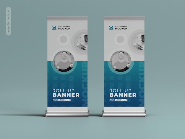 Maqueta de Banner enrollable