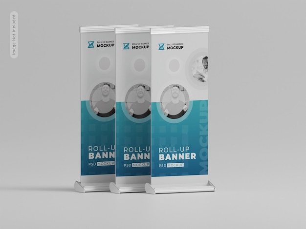 Maqueta de Banner enrollable