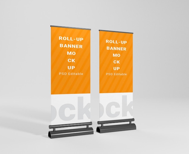 Maqueta de Banner enrollable