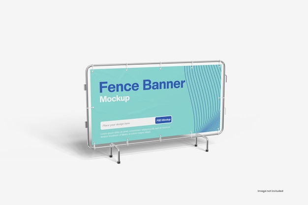 Maqueta de banner de valla