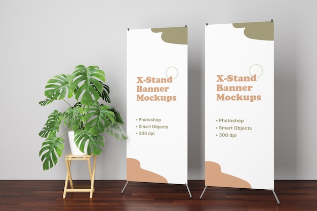 Maqueta de Banner X-Stand