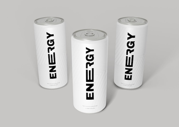 Maqueta de bebida energética