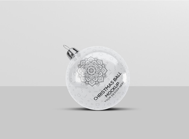 Maqueta de bolas de navidad