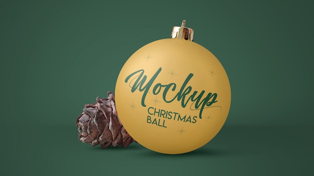 Maqueta de bolas de navidad