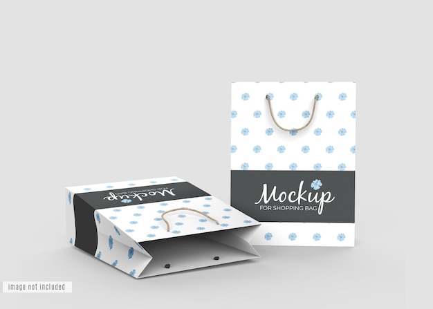 Maqueta de bolsa de la compra