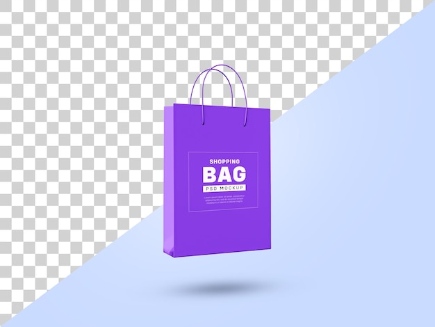 Maqueta de bolsa de la compra