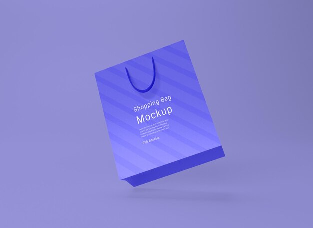 maqueta de bolsa de compras psd