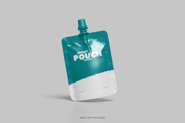 Maqueta de bolsa de pico
