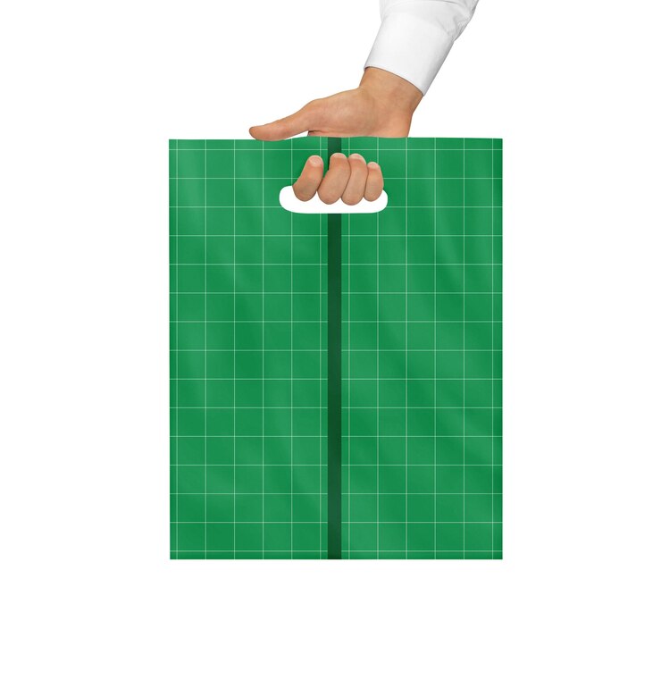 PSD maqueta de bolsa de plástico