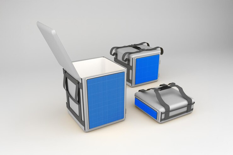 PSD maqueta de bolsas de entrega