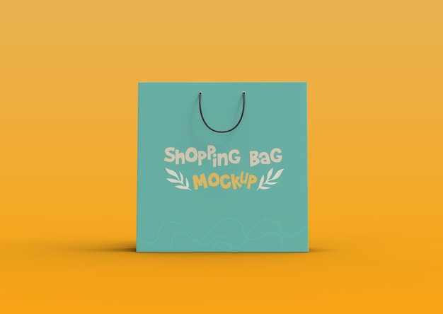 Maqueta del bolso de compras