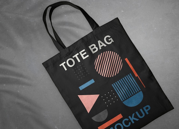 maqueta de bolso negro