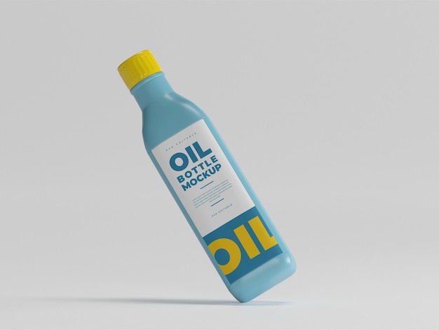 Maqueta de botella de aceite