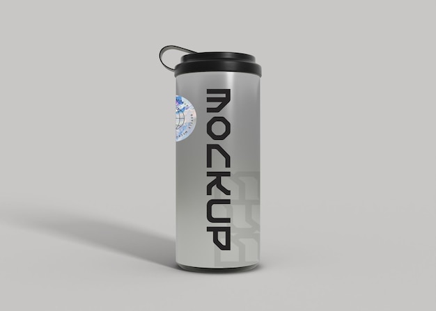 Maqueta de botella de agua deportiva