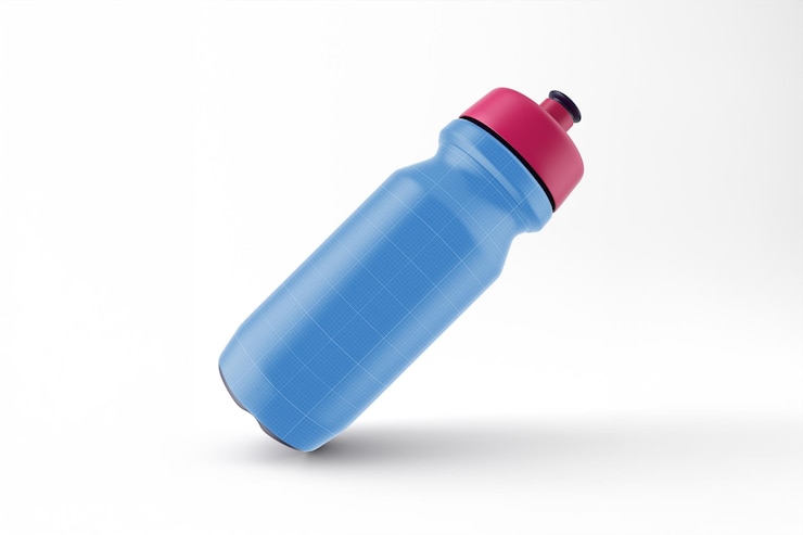 PSD maqueta de botella de agua deportiva