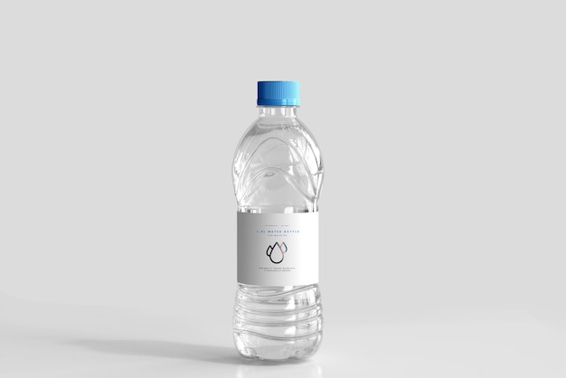 PSD maqueta de botella de agua dulce de 1.0l