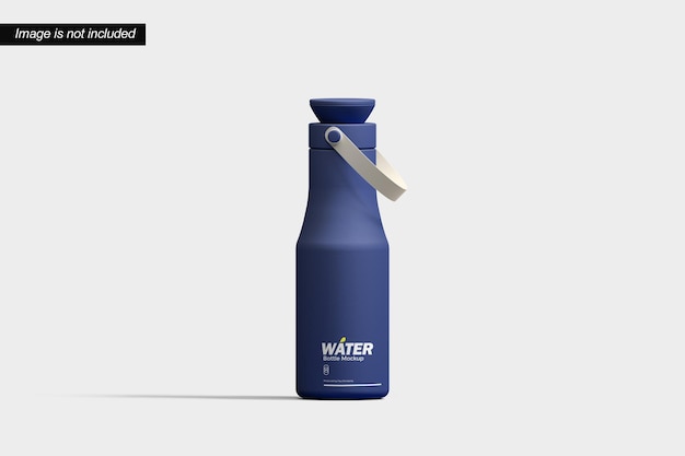 Maqueta de una botella de agua