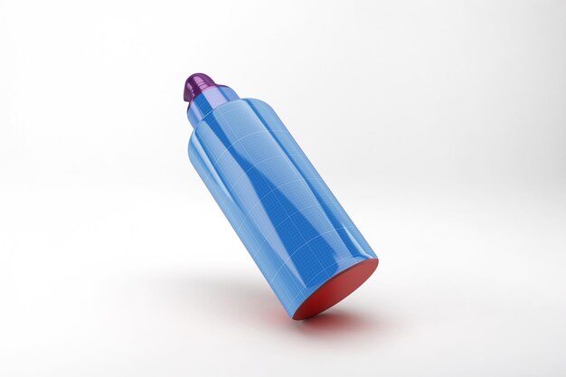 Maqueta de botella cosmética