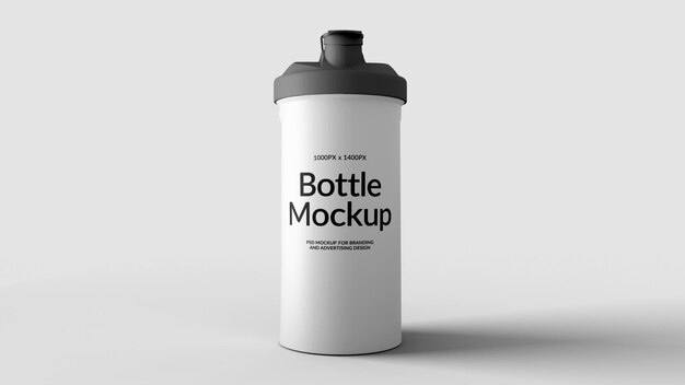Maqueta de botella deportiva
