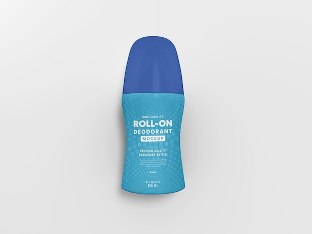 Maqueta de botella de desodorante roll on