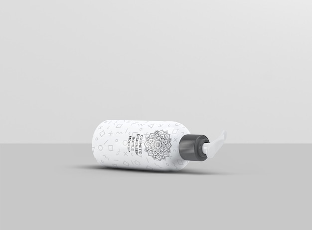 maqueta de botella dispensadora de cosméticos grande