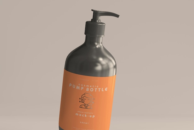 Maqueta de botella grande con bomba