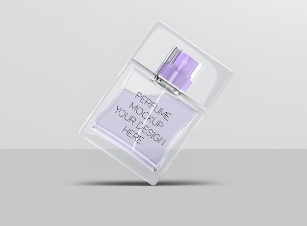 Maqueta de botella de perfume