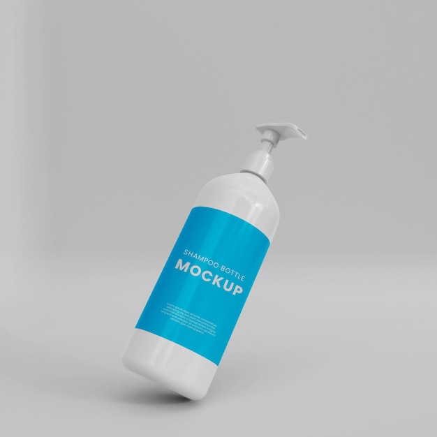 Maqueta de botella de spray 3d