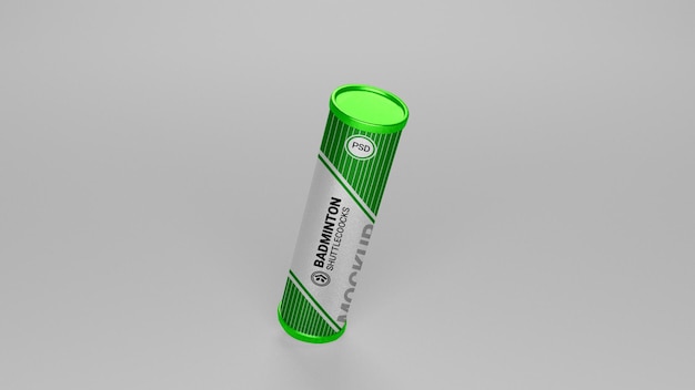 Maqueta de botella de spray con bomba PSD