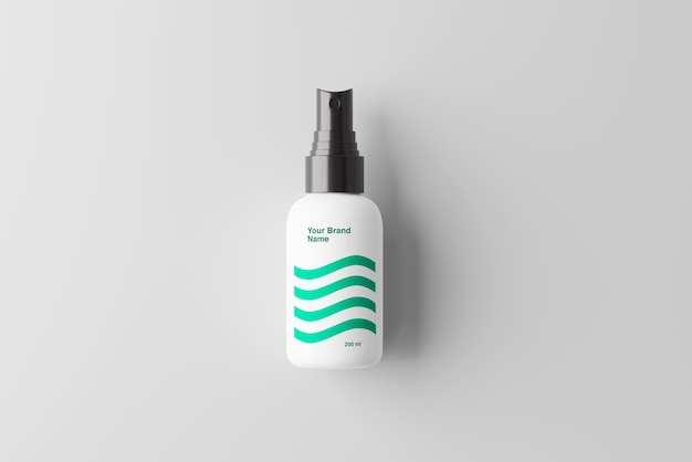 Maqueta de botella de spray cosmético