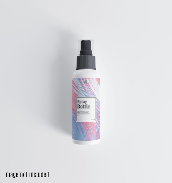 Maqueta de botella de spray