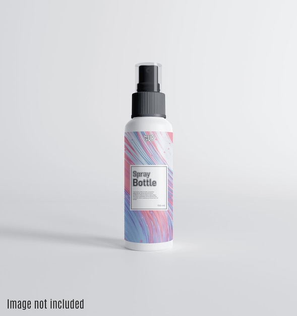 Maqueta de botella de spray