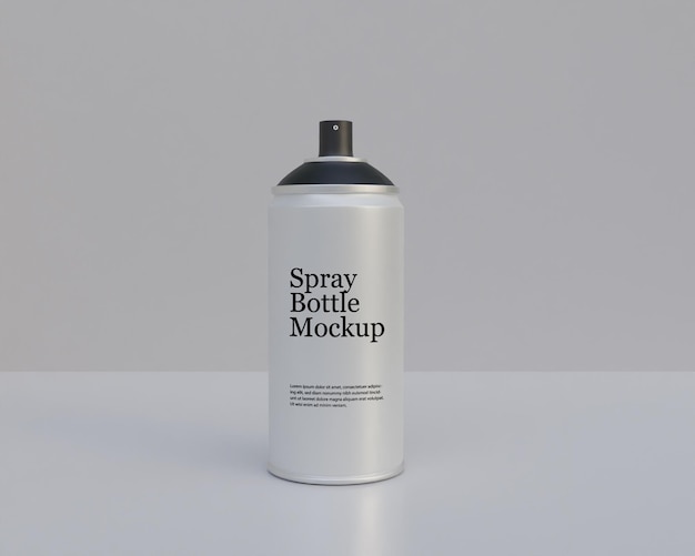 Maqueta de botella de spray