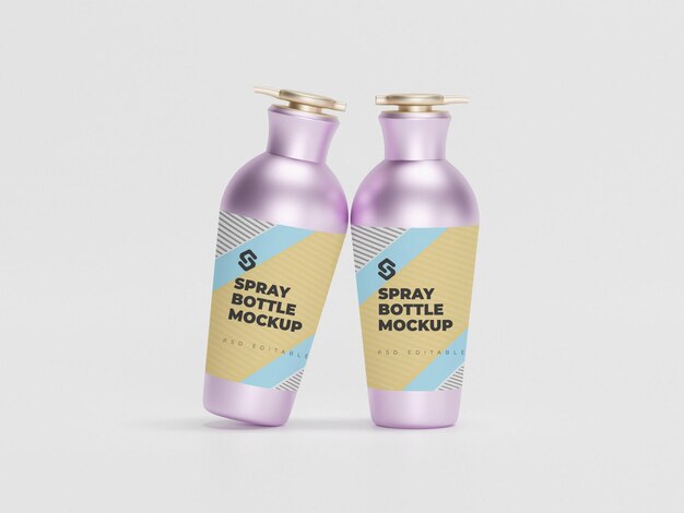 Maqueta de botella de spray