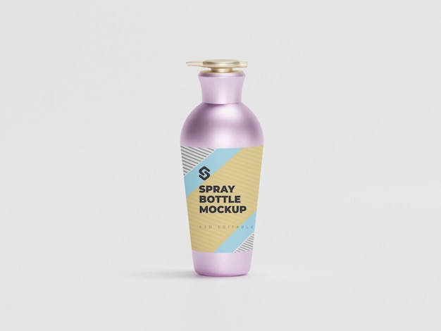Maqueta de botella de spray