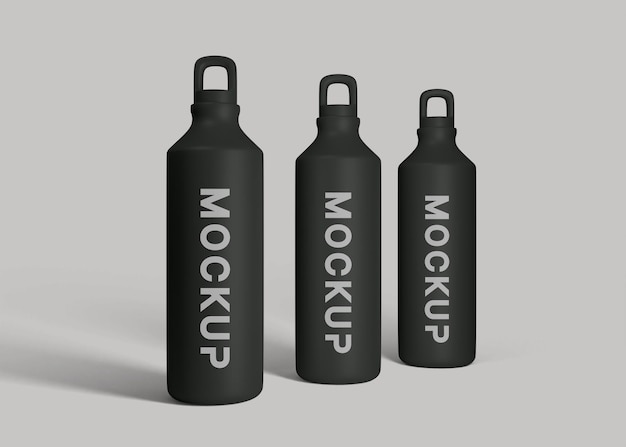 Maqueta de botella termo