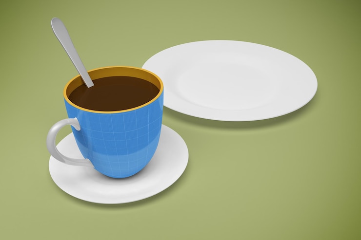 PSD maqueta de cafe
