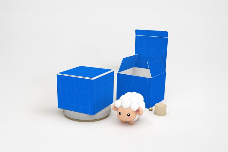 PSD maqueta de caja adha
