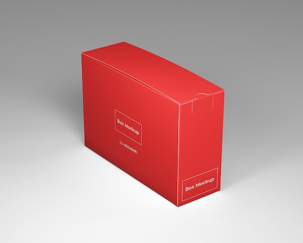 Maqueta de caja de bloqueo de lengüeta rectangular delgada ligeramente baja PSD