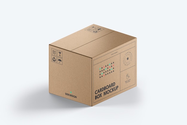 Maqueta de Caja de Cartón