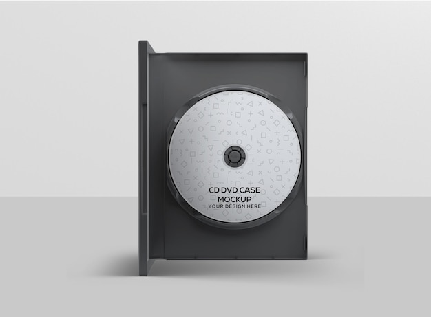 PSD maqueta de caja de cd dvd