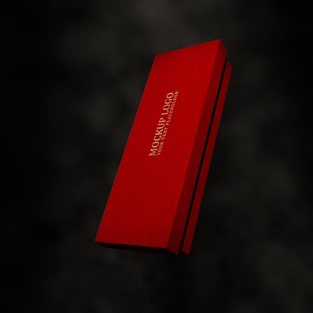 maqueta de caja de lujo elegante