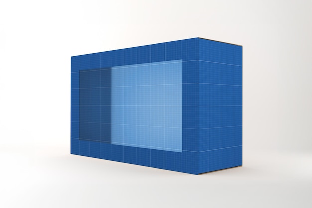 Maqueta de caja de pastel