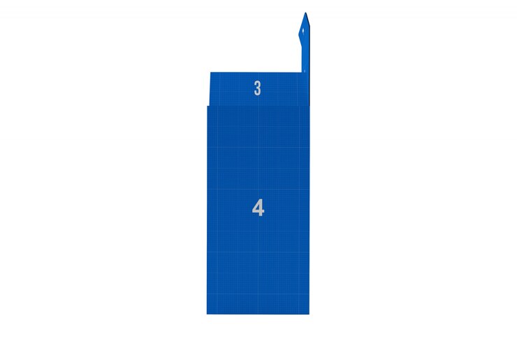 PSD maqueta de caja rectangular