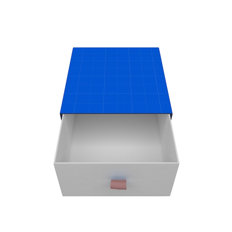 PSD maqueta de caja de regalo