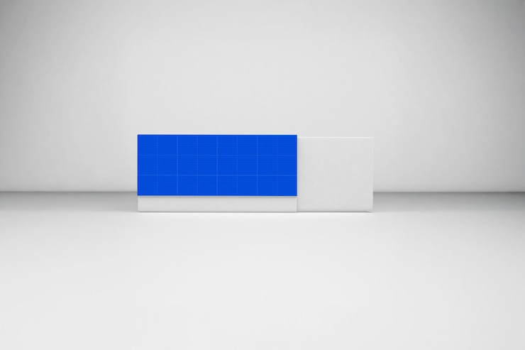 PSD maqueta de caja de regalo