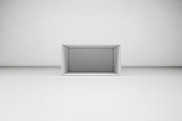 Maqueta de caja de regalo