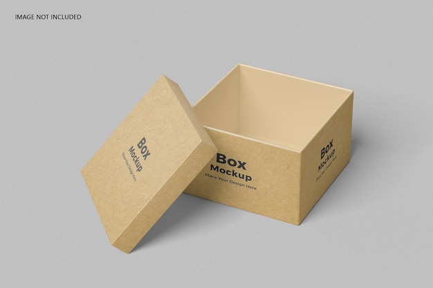 Maqueta de caja de regalo