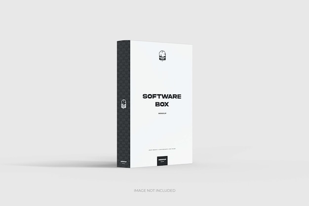 Maqueta de caja de software